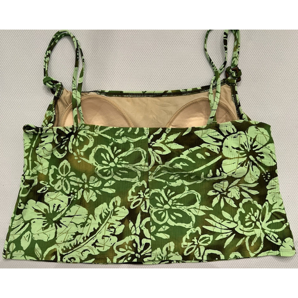 CATALINA Women’s Size 22W Black & Green 2 Piece Tankini Swimsuit Vacation Summer - Picture 12 of 14